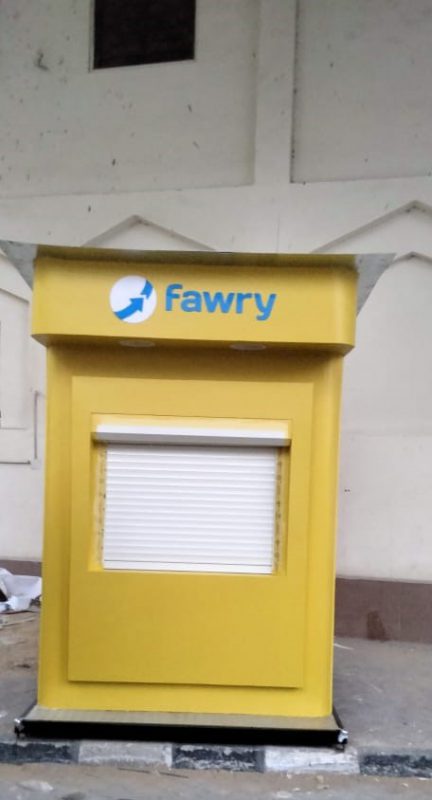 Fawry booth inside the college