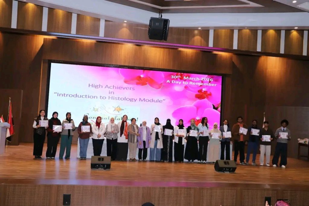 Celebrating first-year international students who excelled in Histology